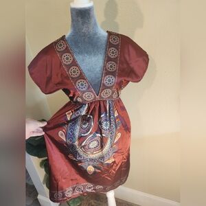 Lightweight, short sleeve dress, Flying Tomato brand, size L